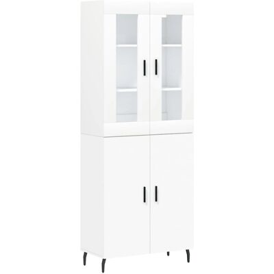 vidaXL Weißer Highboard Tall Storage Cabinet - Sideboard vidaXL Weißer Highboard Tall Storage Cabinet - Sideboard