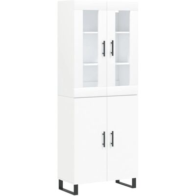 vidaXL Hochboard Weiß 69,5x34x180 cm - Sideboard vidaXL Hochboard Weiß 69,5x34x180 cm - Sideboard