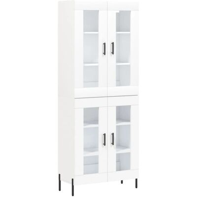 vidaXL Weiß Highboard 69,5x34x180 cm - Sideboard vidaXL Weiß Highboard 69,5x34x180 cm - Sideboard