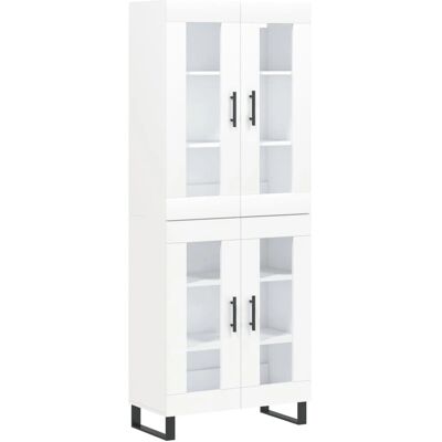 vidaXL Hochschrank Weiß 69,5x34x180 cm - Sideboard/Buffet vidaXL Hochschrank Weiß 69,5x34x180 cm - Sideboard/Buffet