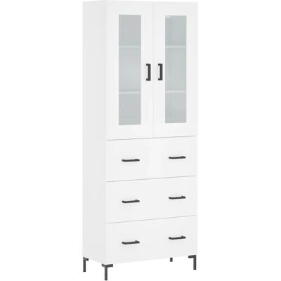 vidaXL Highboard Weiß 69,5x34x180 cm - Sideboard vidaXL Highboard Weiß 69,5x34x180 cm - Sideboard