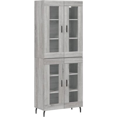 vidaXL Graues Sonoma Highboard - Sideboard, Stauraum, Wohnzimmer vidaXL Graues Sonoma Highboard - Sideboard, Stauraum, Wohnzimmer