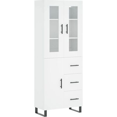 vidaXL Hochschrank Weiß 69,5x34x180 cm - Highboard vidaXL Hochschrank Weiß 69,5x34x180 cm - Highboard