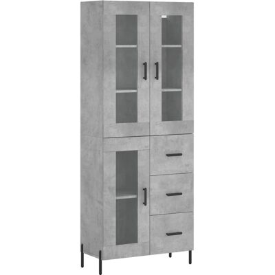 vidaXL Highboard Beton Grau - Sideboard vidaXL Highboard Beton Grau - Sideboard