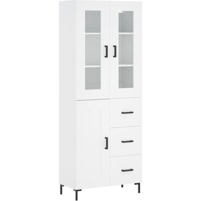vidaXL Weiße Highboard 69,5x34x180 cm - Sideboard vidaXL Weiße Highboard 69,5x34x180 cm - Sideboard