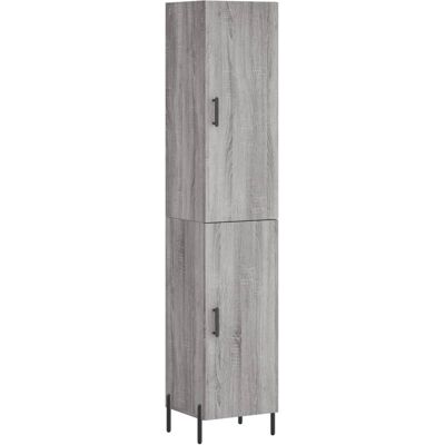 vidaXL Hochschrank Grau Sonoma 34,5x34x180 cm - Highboard vidaXL Hochschrank Grau Sonoma 34,5x34x180 cm - Highboard