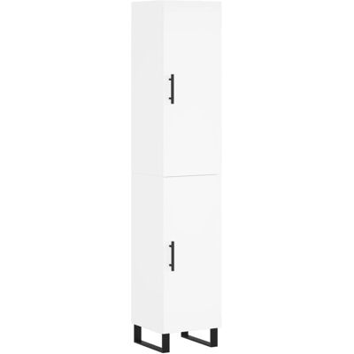 vidaXL Hochschrank Weiß 34,5x34x180 cm - Wohnzimmer Sideboard vidaXL Hochschrank Weiß 34,5x34x180 cm - Wohnzimmer Sideboard