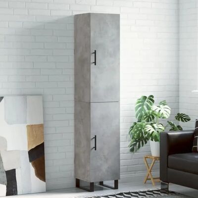 vidaXL Highboard Concrete Grey vidaXL Highboard Concrete Grey