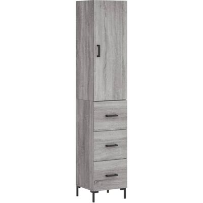 vidaXL Graues Sonoma Highboard - Wohnzimmer Sideboard vidaXL Graues Sonoma Highboard - Wohnzimmer Sideboard
