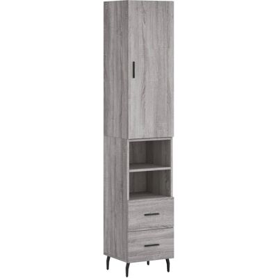 vidaXL 3198935 Graues Sonoma Lowboard - Sideboard vidaXL 3198935 Graues Sonoma Lowboard - Sideboard