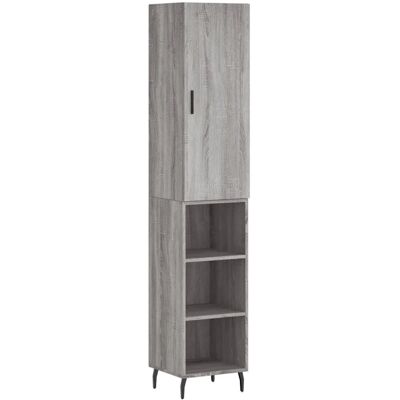vidaXL Grauer Sonoma Highboard - Sideboard für Wohnzimmer vidaXL Grauer Sonoma Highboard - Sideboard für Wohnzimmer