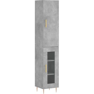 vidaXL 3199037 Beton Grau Highboard - Wohnzimmer Aufbewahrung vidaXL 3199037 Beton Grau Highboard - Wohnzimmer Aufbewahrung