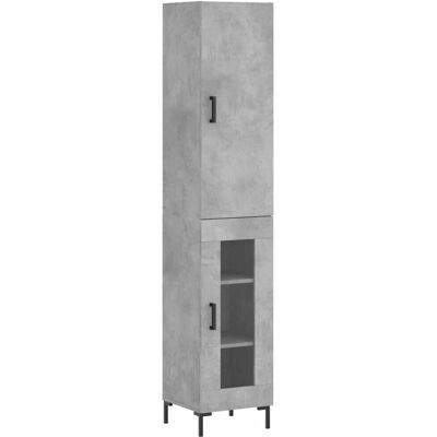 vidaXL Hochboard Betonschwarz - Sideboard vidaXL Hochboard Betonschwarz - Sideboard