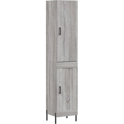vidaXL Graues Sonoma Wohnzimmer Sideboard - Stauraumschrank vidaXL Graues Sonoma Wohnzimmer Sideboard - Stauraumschrank