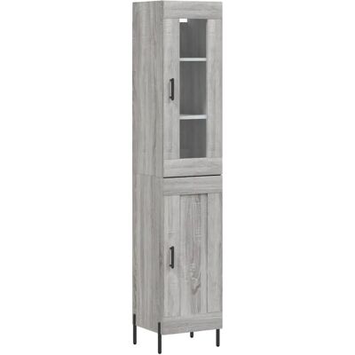 vidaXL Graues Sonoma Highboard - Sideboard - Wohnzimmer Möbel vidaXL Graues Sonoma Highboard - Sideboard - Wohnzimmer Möbel