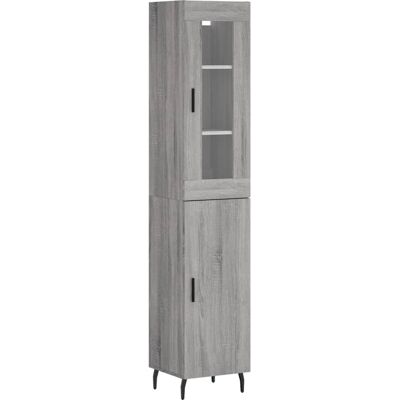 vidaXL Highboard Grey Sonoma - Wohnzimmer-Sideboard vidaXL Highboard Grey Sonoma - Wohnzimmer-Sideboard