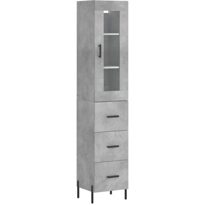 vidaXL 3199245 Beton Grau Highboard - Stauraum Schrank vidaXL 3199245 Beton Grau Highboard - Stauraum Schrank