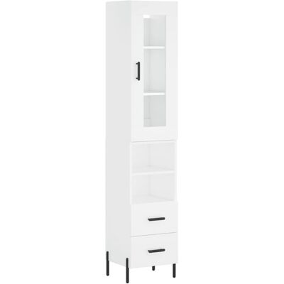 vidaXL Hochschrank Weiß 34,5x34x180 cm - Highboard vidaXL Hochschrank Weiß 34,5x34x180 cm - Highboard