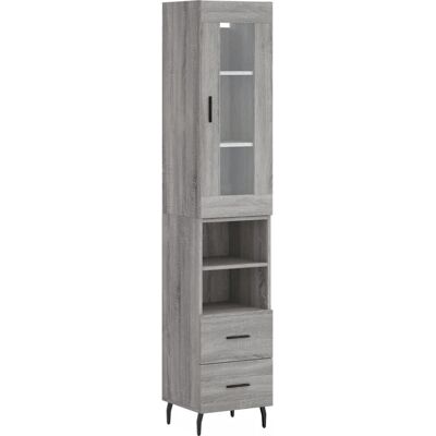 vidaXL Highboard Grey Sonoma 2 Schubladen - Sideboard vidaXL Highboard Grey Sonoma 2 Schubladen - Sideboard