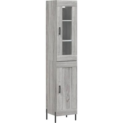 vidaXL Graues Sonoma Highboard - Sideboard vidaXL Graues Sonoma Highboard - Sideboard