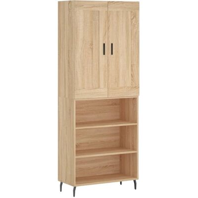 vidaXL Sonoma Oak korkeashylly - Säilytysjärjestelmä olohuoneeseen vidaXL Sonoma Oak korkeashylly - Säilytysjärjestelmä olohuoneeseen