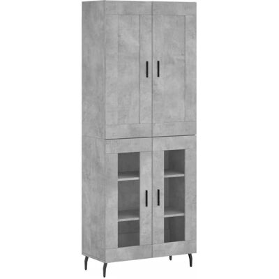 vidaXL 3199637 Graues Engineered Wood Wohnzimmerschrank - Living Room Sideboard vidaXL 3199637 Graues Engineered Wood Wohnzimmerschrank - Living Room Sideboard