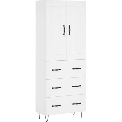 vidaXL Hochschrank Weiß 69,5x34x180 cm - Wohnzimmer Sideboard vidaXL Hochschrank Weiß 69,5x34x180 cm - Wohnzimmer Sideboard