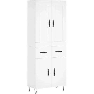VidaXL 3199905 Buffet Blanc - Rangement Salon - Publicité VidaXL 3199905 Buffet Blanc - Rangement Salon - Publicité