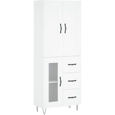 vidaXL Hochschrank Weiß 69,5x34x180 cm - Wohnzimmer Sideboard vidaXL Hochschrank Weiß 69,5x34x180 cm - Wohnzimmer Sideboard