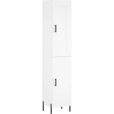 vidaXL Valkoinen korkeakaappi 34,5x34x180 cm - Säilytys vidaXL Valkoinen korkeakaappi 34,5x34x180 cm - Säilytys
