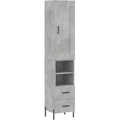vidaXL Hochschrank Beton-Grau - Sideboard vidaXL Hochschrank Beton-Grau - Sideboard