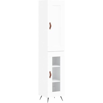 vidaXL Weiß Highboard Hoher Stauraum Schrank - Sideboard vidaXL Weiß Highboard Hoher Stauraum Schrank - Sideboard