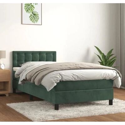 Maisonchic Dunkelgrünes Samtbetten - 100x200cm - Bett Maisonchic Dunkelgrünes Samtbetten - 100x200cm - Bett