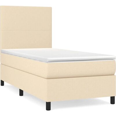 vidaXL Bett mit verstellbarem Kopfteil 100x200cm vidaXL Bett mit verstellbarem Kopfteil 100x200cm