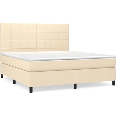 vidaXL Boxspringbett mit Matratze - Bett vidaXL Boxspringbett mit Matratze - Bett