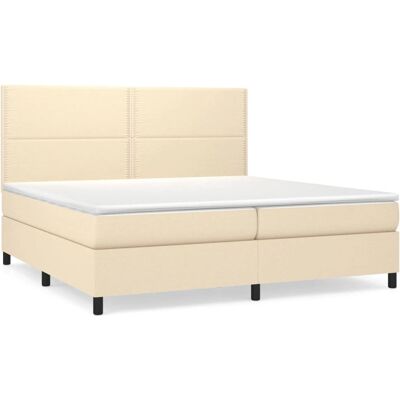 vidaXL Boxspringbett mit Matratze - Bett vidaXL Boxspringbett mit Matratze - Bett