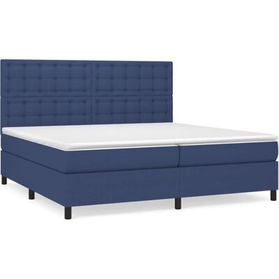 vidaXL Boxspringbett mit Taschenfederkern - Blau - Bett vidaXL Boxspringbett mit Taschenfederkern - Blau - Bett