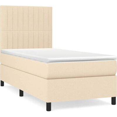 vidaXL Bett - 80x200cm - Modern, Creme, Vertikale Modell vidaXL Bett - 80x200cm - Modern, Creme, Vertikale Modell