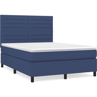 VidaXL 3142023 Bett - Blau - Matratze - Schlafzimmermöbel VidaXL 3142023 Bett - Blau - Matratze - Schlafzimmermöbel