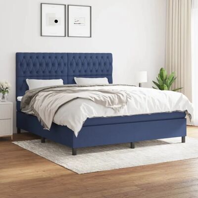 Maisonchic Blaues Boxspringbett - 180x200 cm - Bett Maisonchic Blaues Boxspringbett - 180x200 cm - Bett