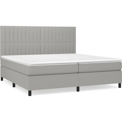 vidaXL 3142041 Bett - Matratze mit Taschenfeder, Hellgrau vidaXL 3142041 Bett - Matratze mit Taschenfeder, Hellgrau