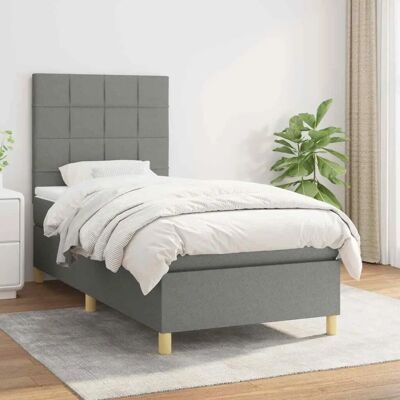 Maisonchic Donkergrijs Boxspring - Matras & Frame Maisonchic Donkergrijs Boxspring - Matras & Frame
