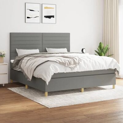 Maisonchic - Verstellbares Graues Boxspringbett - Bett Maisonchic - Verstellbares Graues Boxspringbett - Bett
