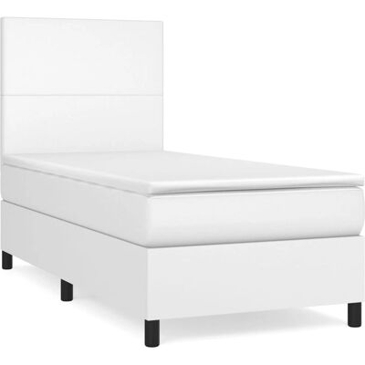 vidaXL Bett - 100x200cm Kunstleder, verstellbares Kopfteil vidaXL Bett - 100x200cm Kunstleder, verstellbares Kopfteil