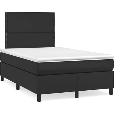 vidaXL Boxspringbett Mit Matratze - Modell Fl - Schwarz - Bett vidaXL Boxspringbett Mit Matratze - Modell Fl - Schwarz - Bett