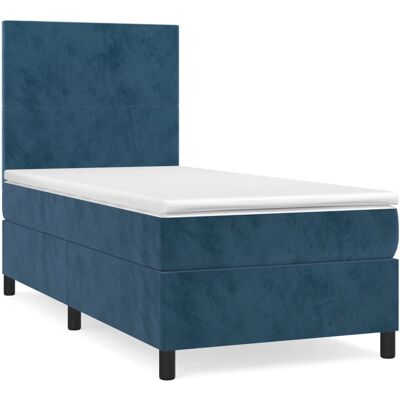 VidaXL 3142891 Bett - Samt, Verstellbares Kopfteil, Taschenfederkernmatratze - Bett VidaXL 3142891 Bett - Samt, Verstellbares Kopfteil, Taschenfederkernmatratze - Bett