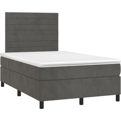 vidaXL Bett mit Samtstoff, Verstellbares Kopfteil - Bett vidaXL Bett mit Samtstoff, Verstellbares Kopfteil - Bett