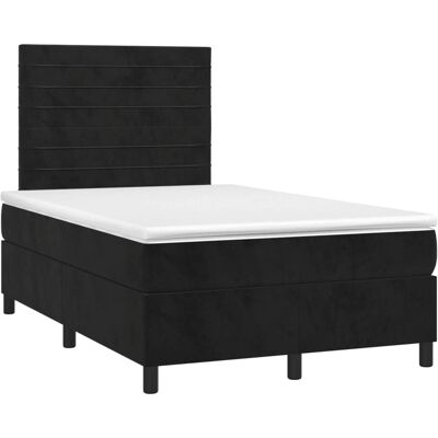 vidaXL Schwarzes Samtbett vidaXL Schwarzes Samtbett