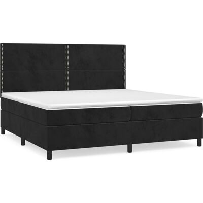 vidaXL Bett mit Samt & Verstellbarem Kopfteil vidaXL Bett mit Samt & Verstellbarem Kopfteil