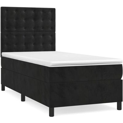 vidaXL Bett mit Samt und verstellbarem Kopfteil - Bettart vidaXL Bett mit Samt und verstellbarem Kopfteil - Bettart